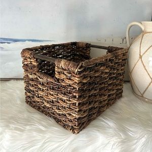 Threshold Woven Abaca Basket/ Crate (d)